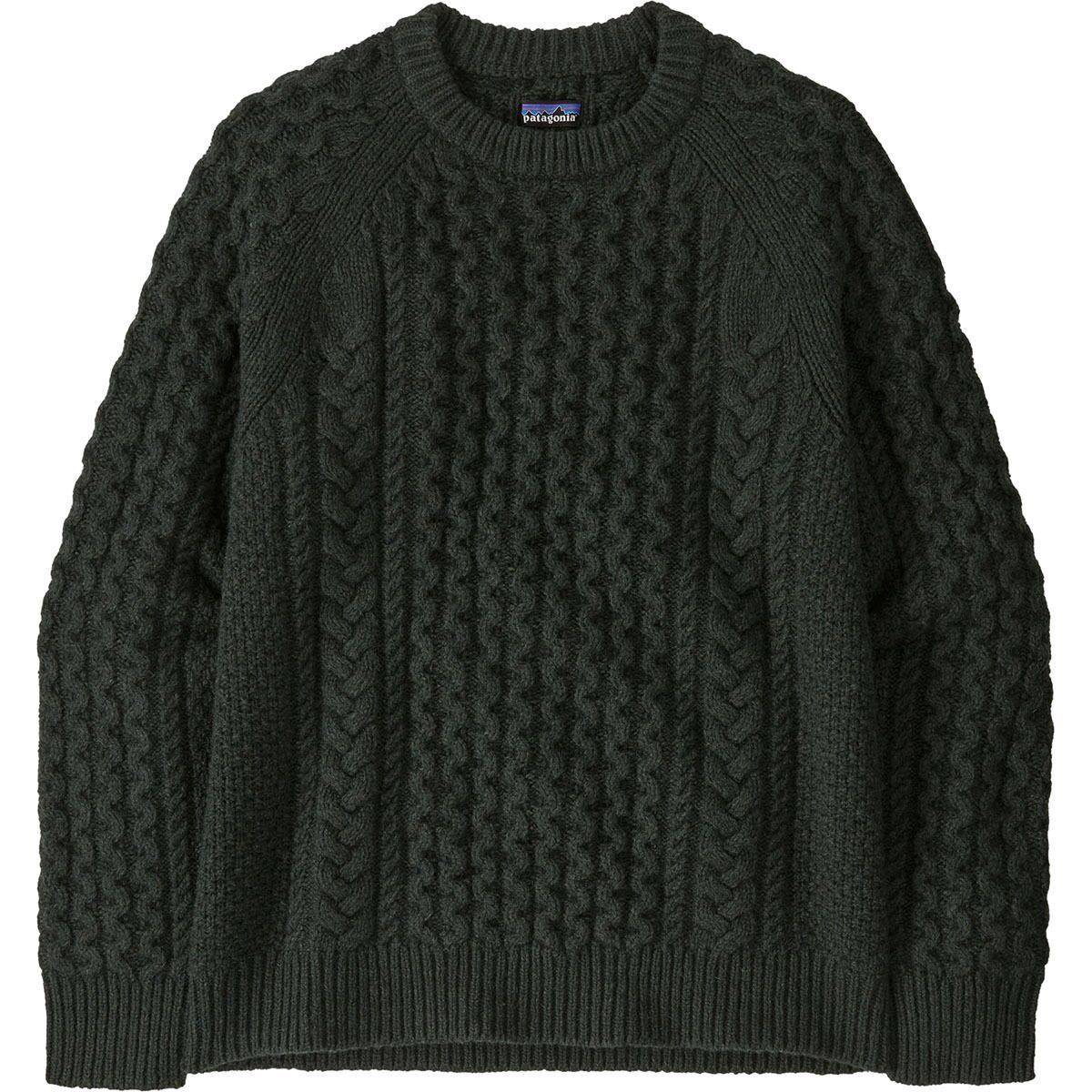 Patagonia Recycled Wool-Blend Cable Knit Crewneck Sweater - Men