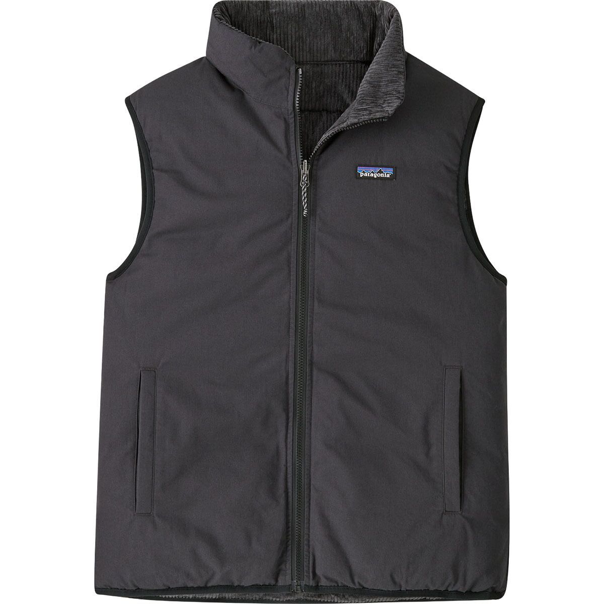 Image of Patagonia Reversible Cotton Down Vest Black, XXL
