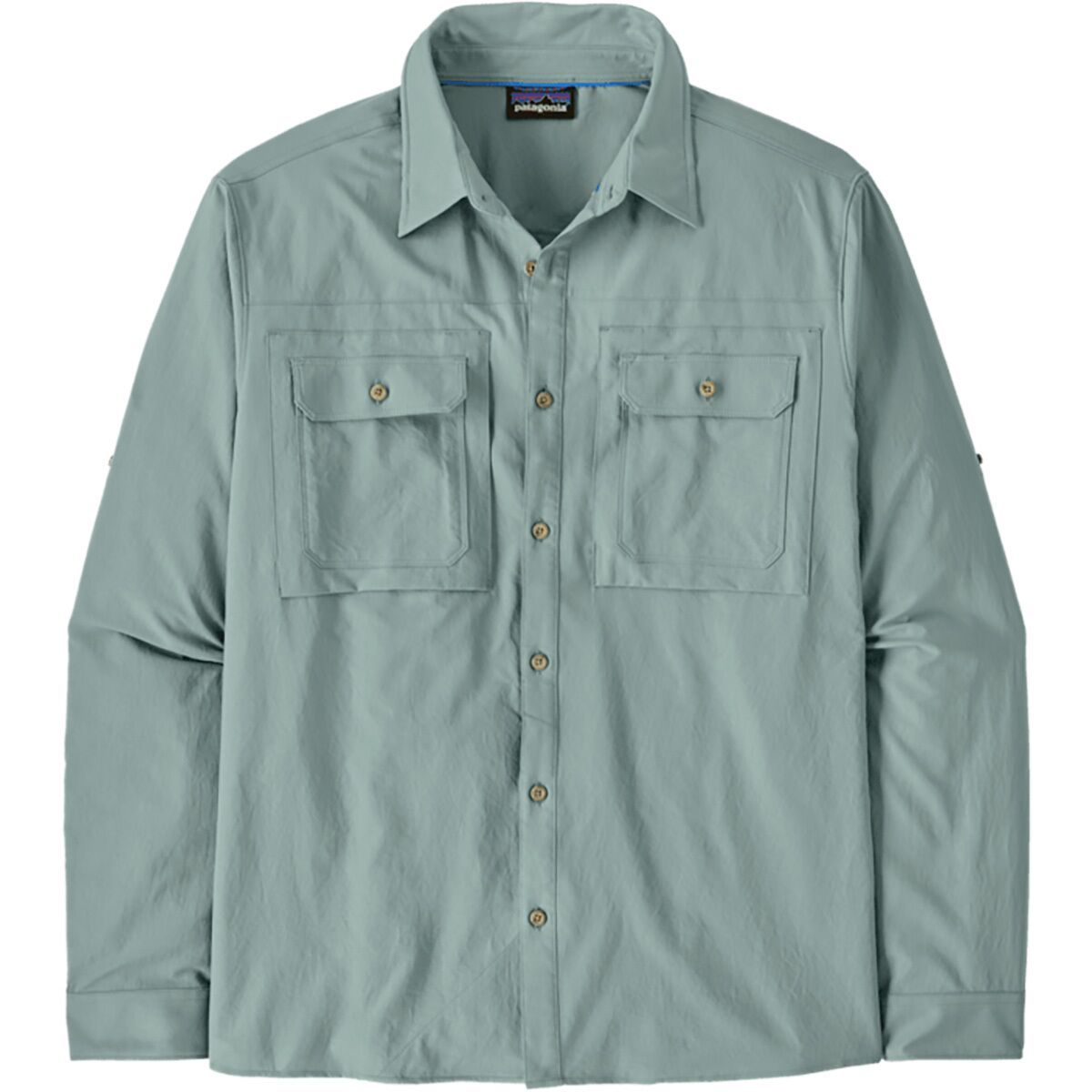 Image of Patagonia Self Guided Sun Long-Sleeve Shirt - Men's Blue Sage, M