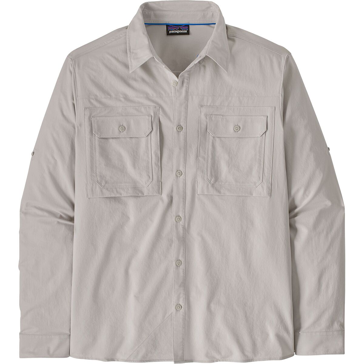 Image of Patagonia Self Guided Sun Long-Sleeve Shirt - Men's Crisp Grey, S
