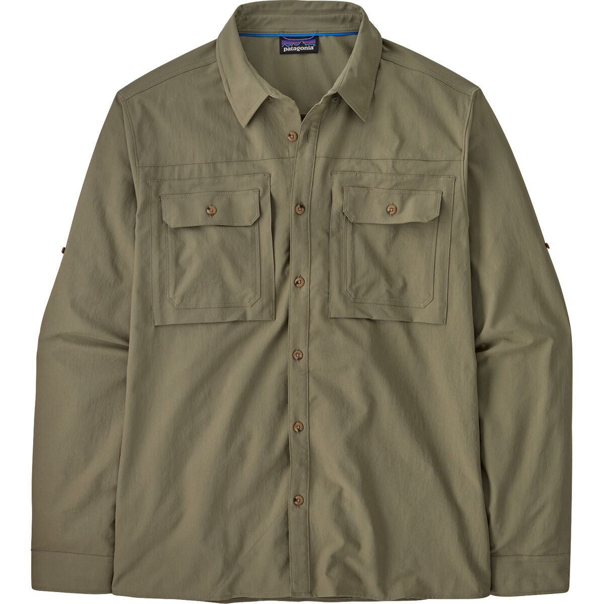 Image of Patagonia Self Guided Sun Long-Sleeve Shirt - Men's River Rock Green, XL