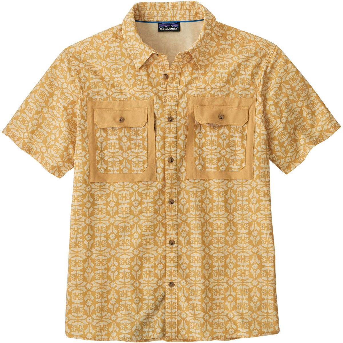 Image of Patagonia Self Guided Sun Shirt - Men's Marmot Field: Beeswax Tan, M