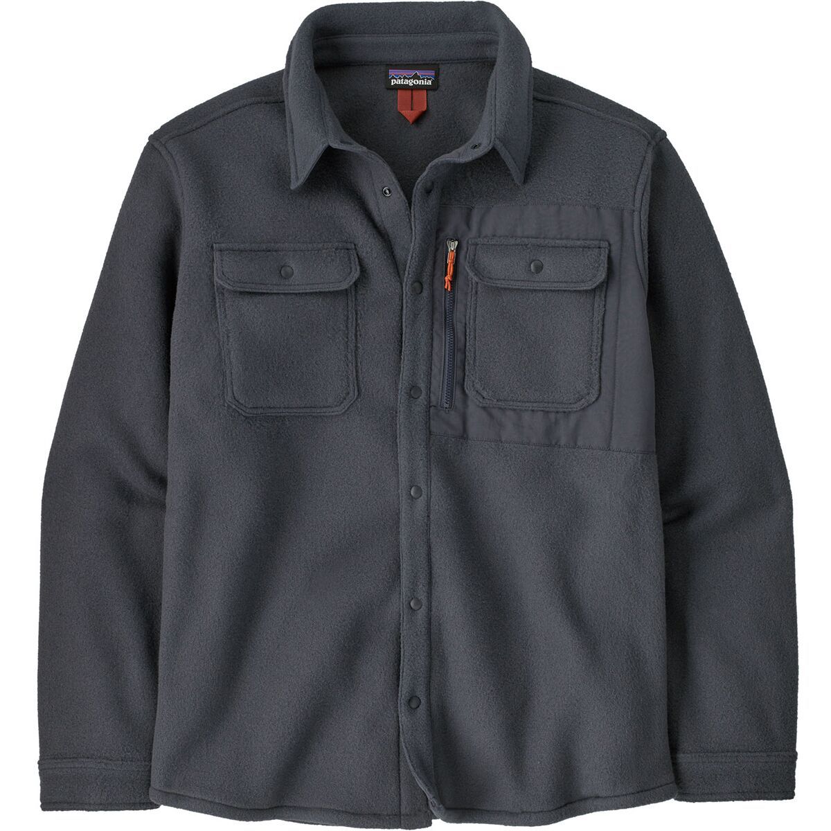 Image of Patagonia Synchilla Shirt Jacket - Men's Smolder Blue, XL