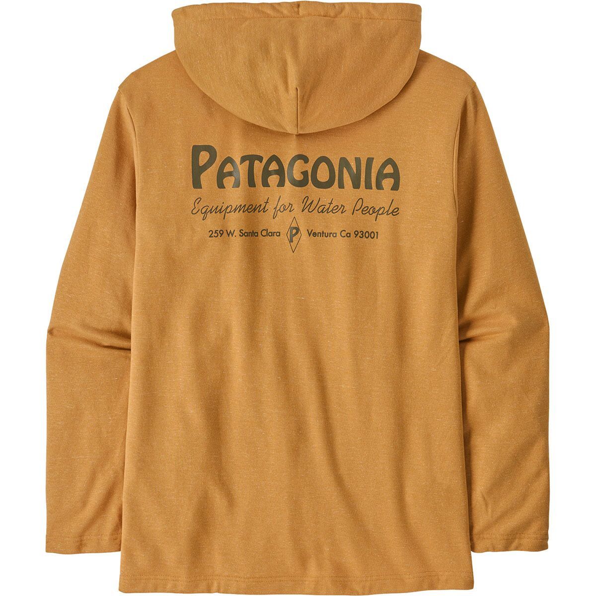 Image of Patagonia Water People Wildrise Lightweight Hoodie - Men's Water People Banner: Talon Gold, M