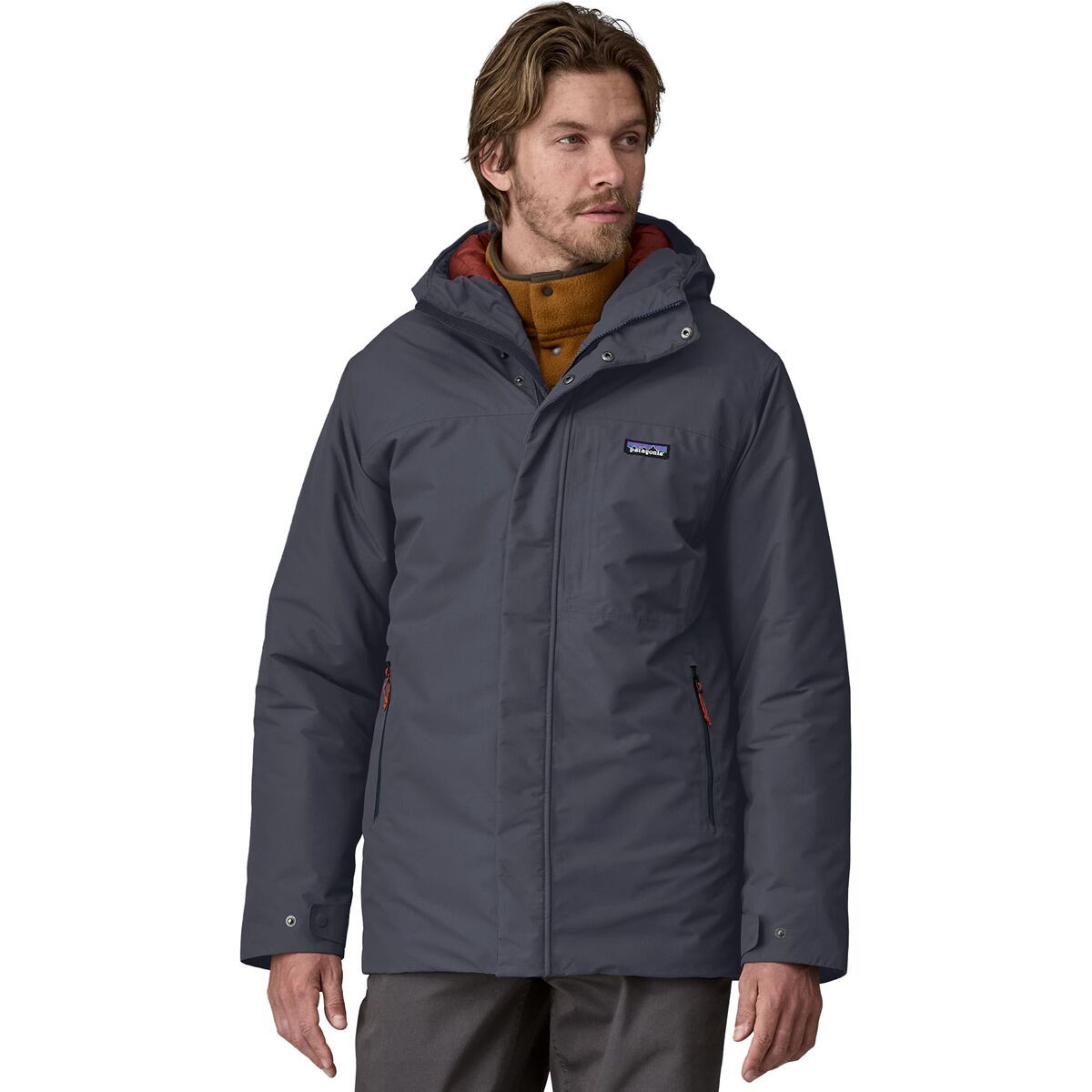 Image of Patagonia Windshadow Waterproof Parka - Men's Smolder Blue, XL