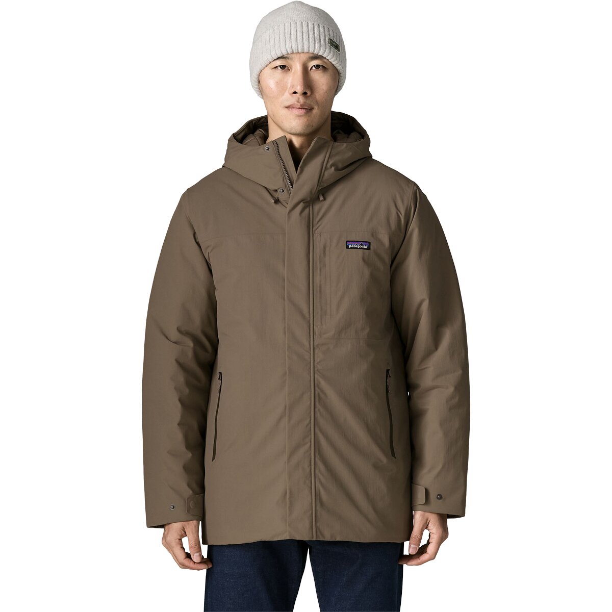 Image of Patagonia Windshadow Waterproof Parka - Men's Wing Grey, S