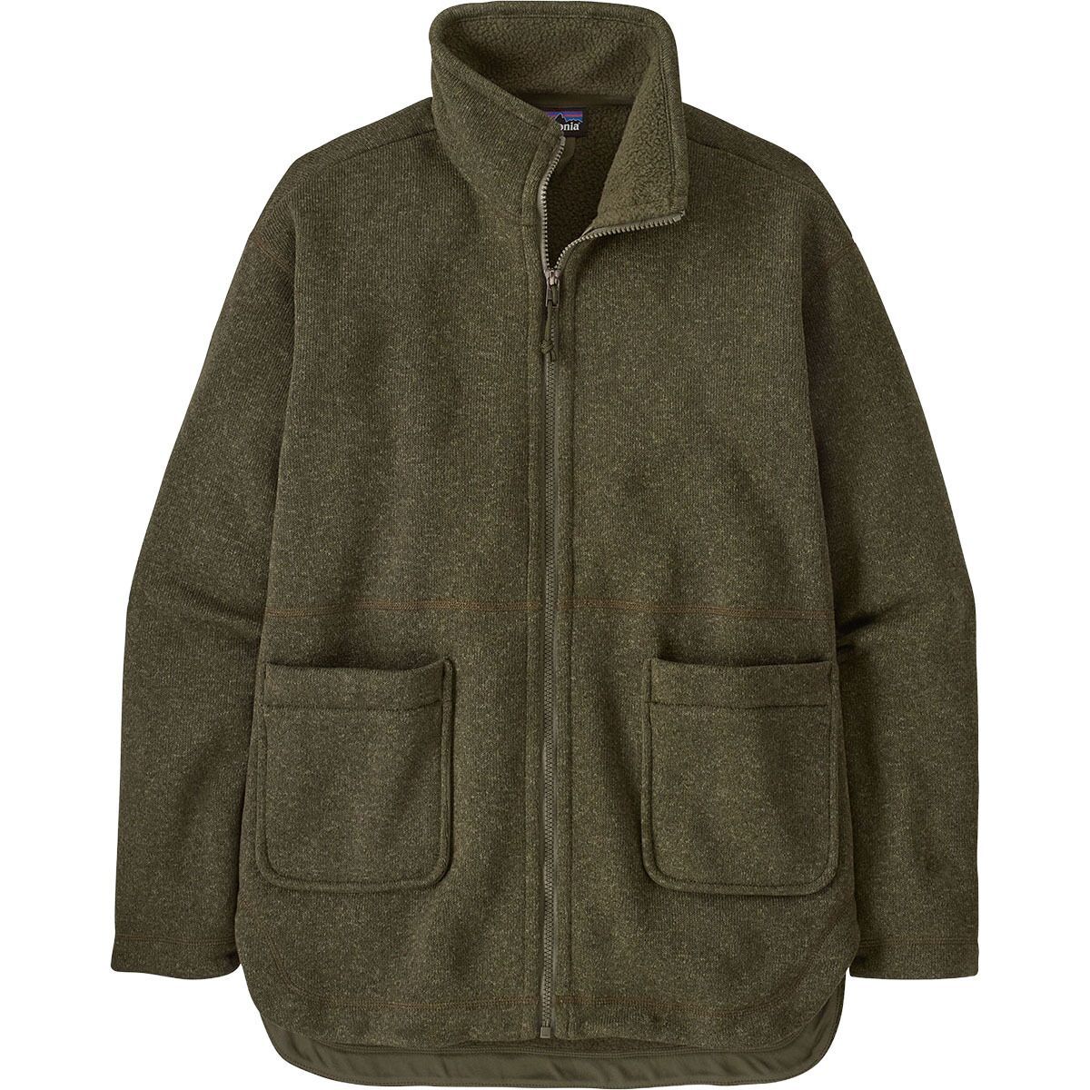Image of Patagonia Better Sweater Oversized Coat - Women's Basin Green, S