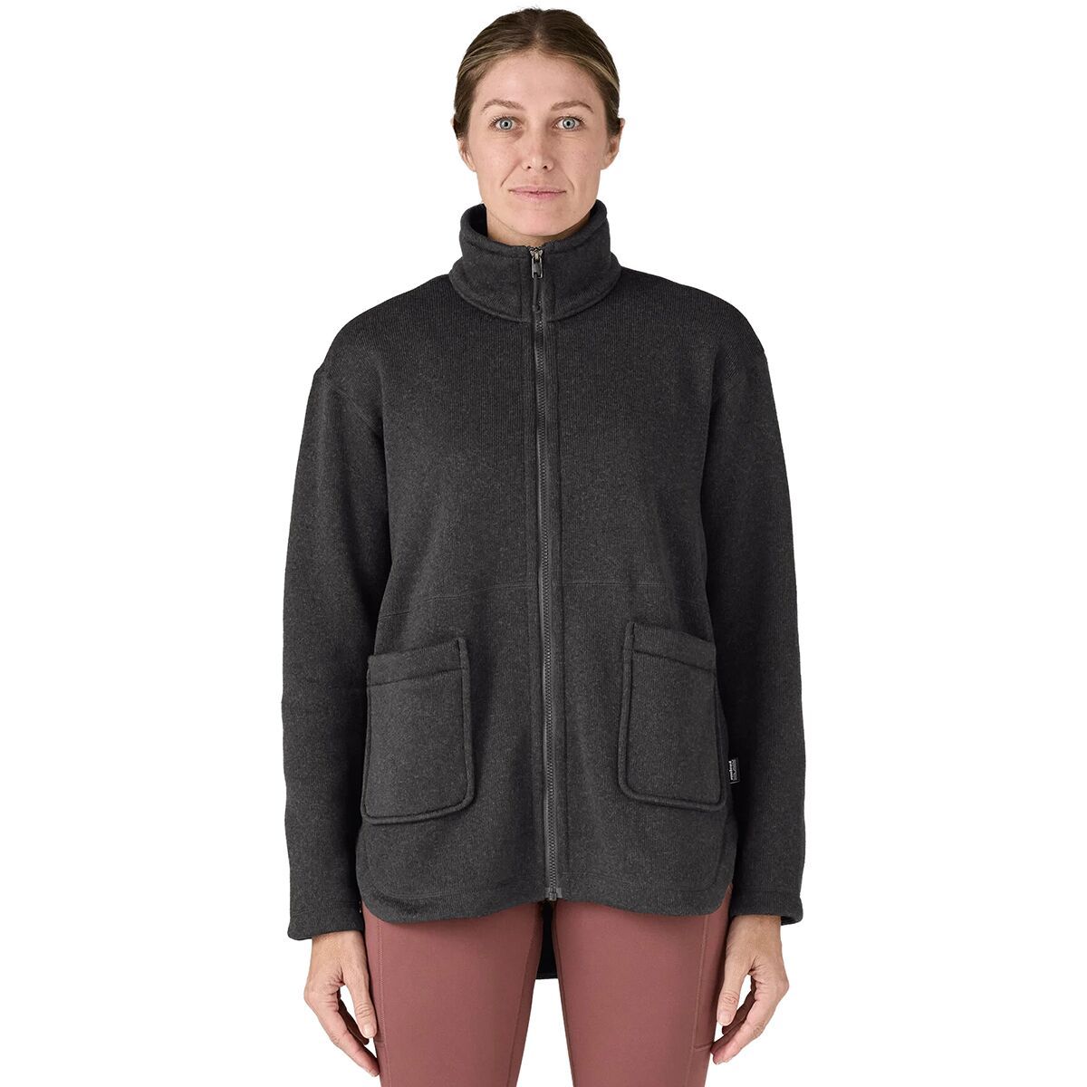 Image of Patagonia Better Sweater Oversized Coat - Women's Black, S