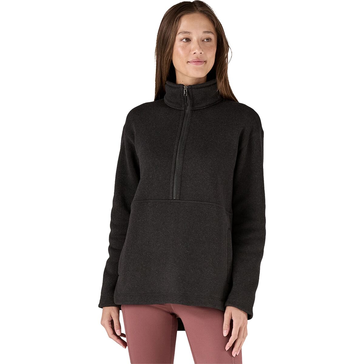Image of Patagonia Better Sweater Oversized Pullover - Women's Black, XS