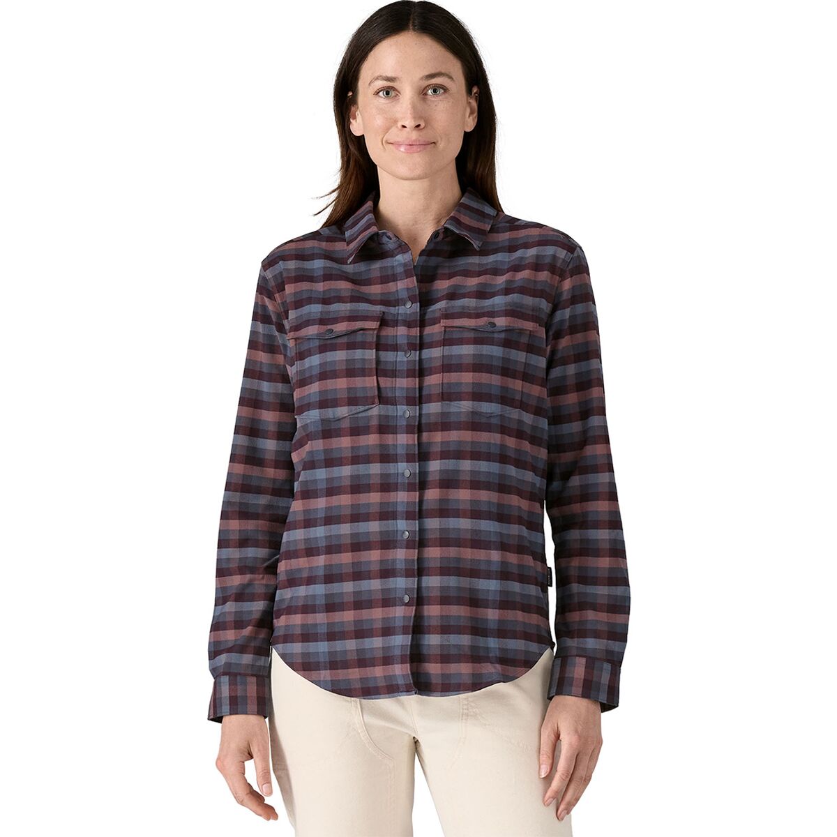 Patagonia Patagonia Canyonite Flannel Shirt - Women's Mountain Trek/Dulse Mauve, XS