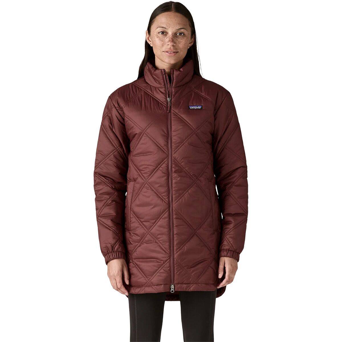 Image of Patagonia Pine Bank Insulated Parka - Women's Dark Ruby, L