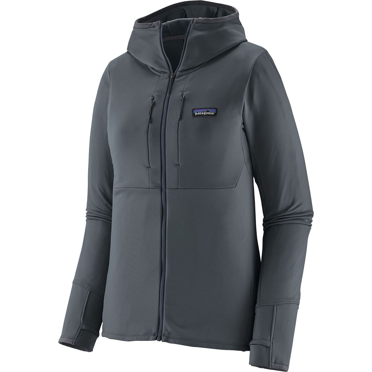 Image of Patagonia R1 Thermal Full-Zip Hoodie - Women's Smolder Blue, S
