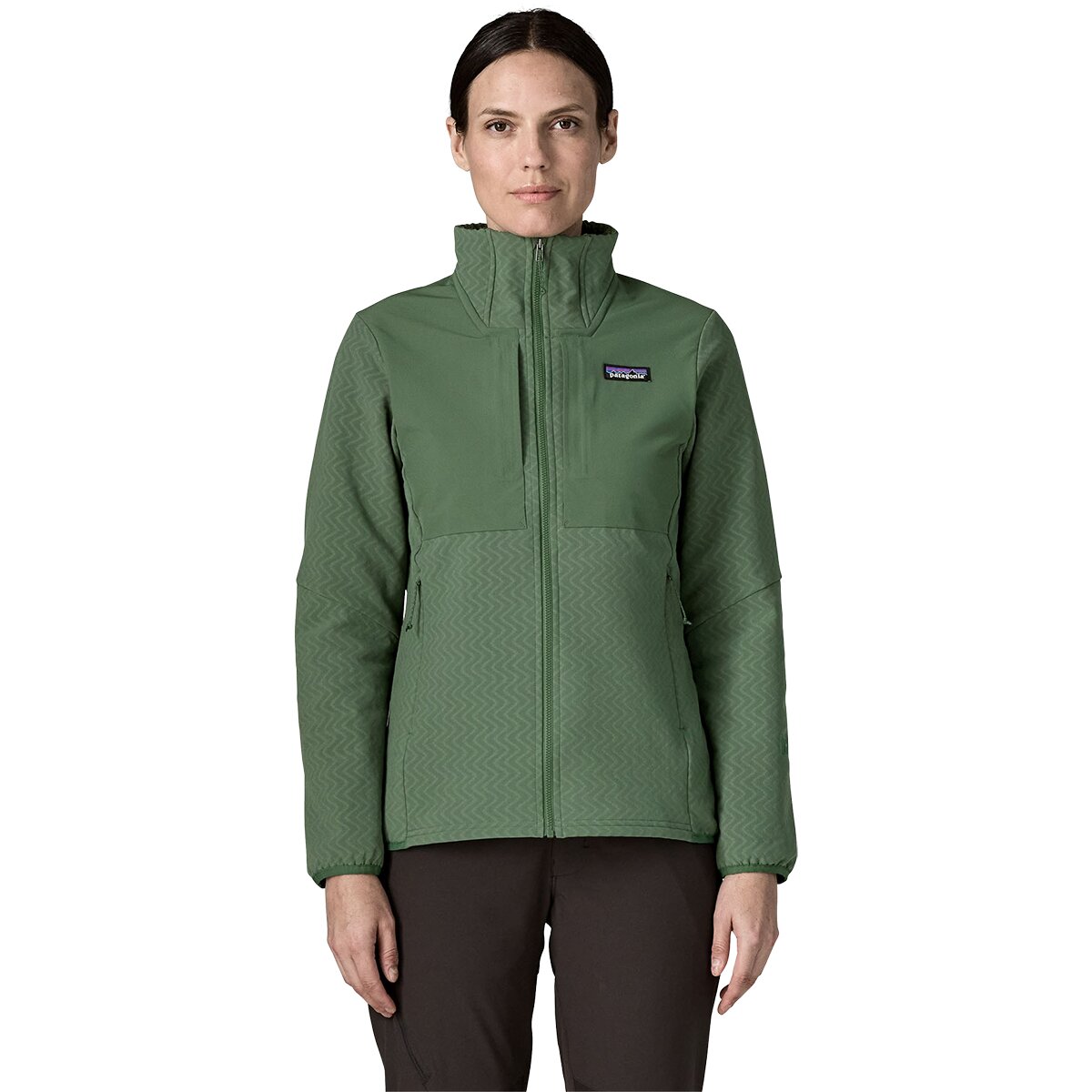 Image of Patagonia R2 CrossStrata Jacket - Women's Canopy Green, XS