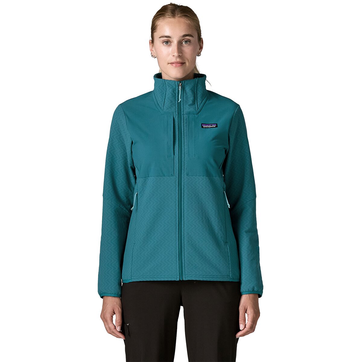 Image of Patagonia R2 CrossStrata Jacket - Women's Glacial Blue, XL
