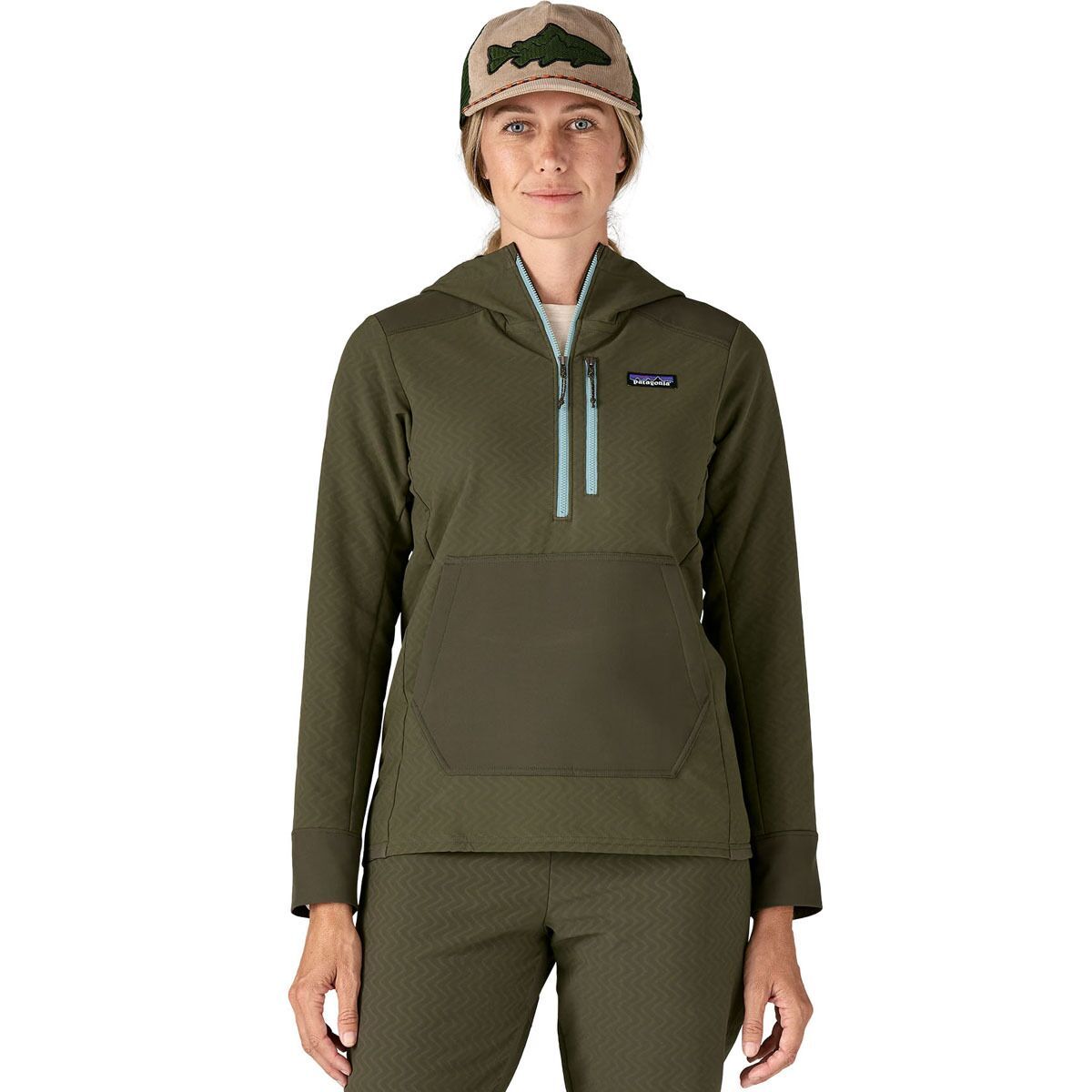Patagonia R2 CrossStrata Pullover - Women's Pine Needle Green, XS
