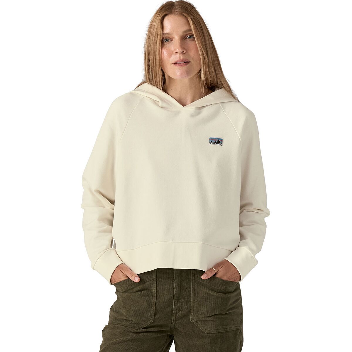 Image of Patagonia Regenerative Organic Cotton Essential Hoodie - Women's Wool White, M