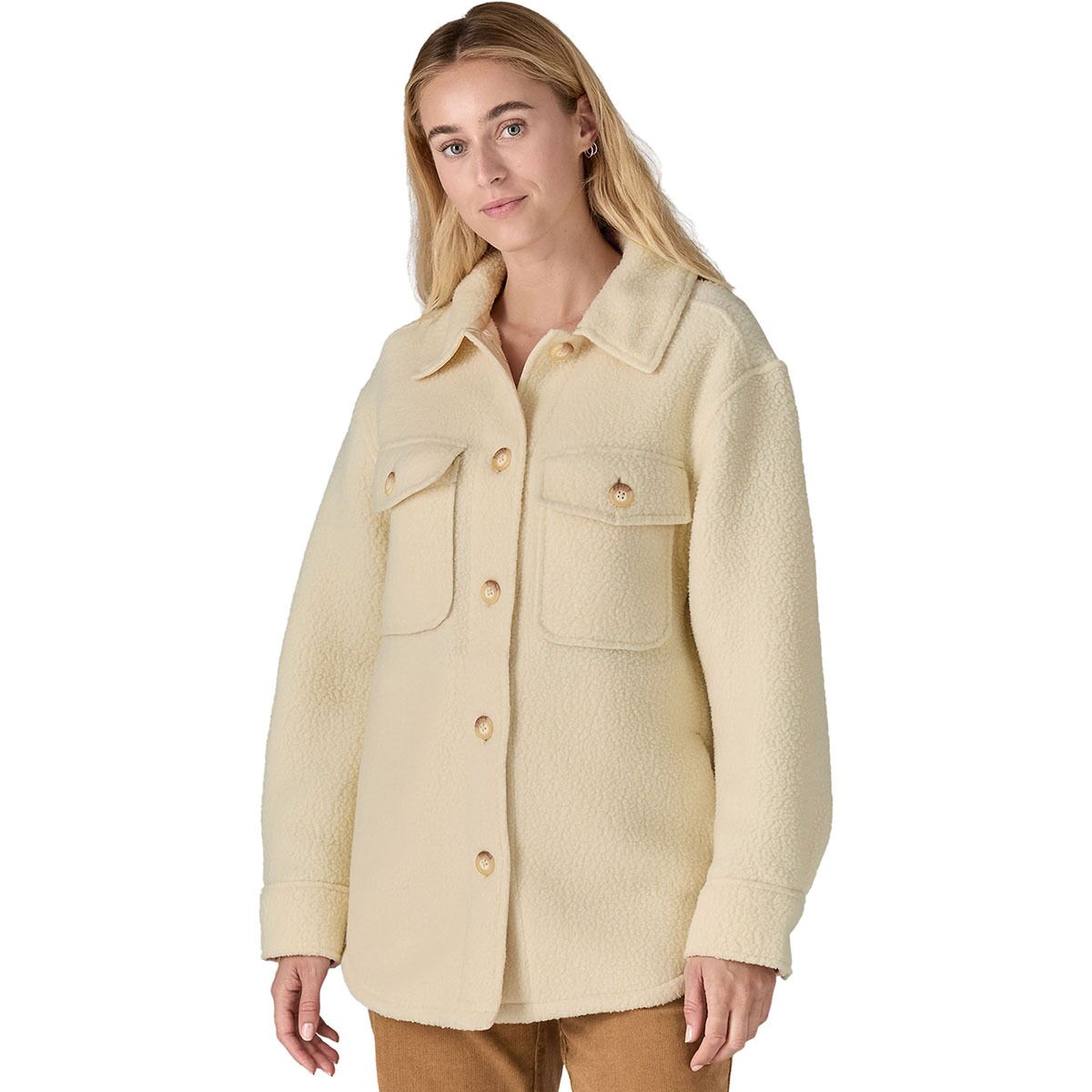 Image of Patagonia Retro Pile Shacket - Women's Natural, XL