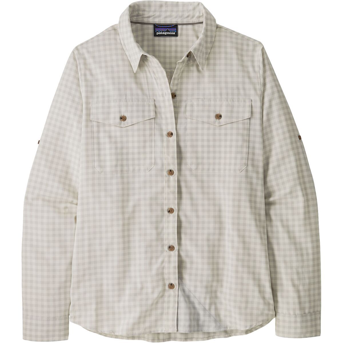 Patagonia Self Guided Long-Sleeve Sun Shirt - Women's North Fork: Crisp Grey, S