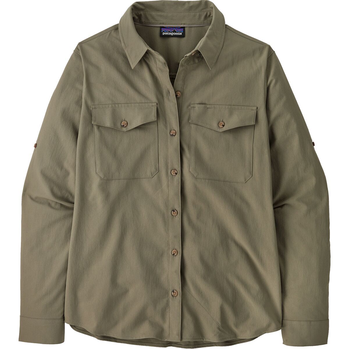 Image of Patagonia Self Guided Long-Sleeve Sun Shirt - Women's River Rock Green, L