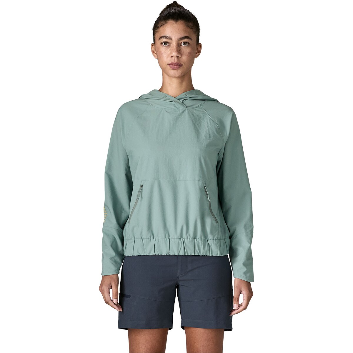 Image of Patagonia Swift Drift Sun Hoodie - Women's Blue Sage, L