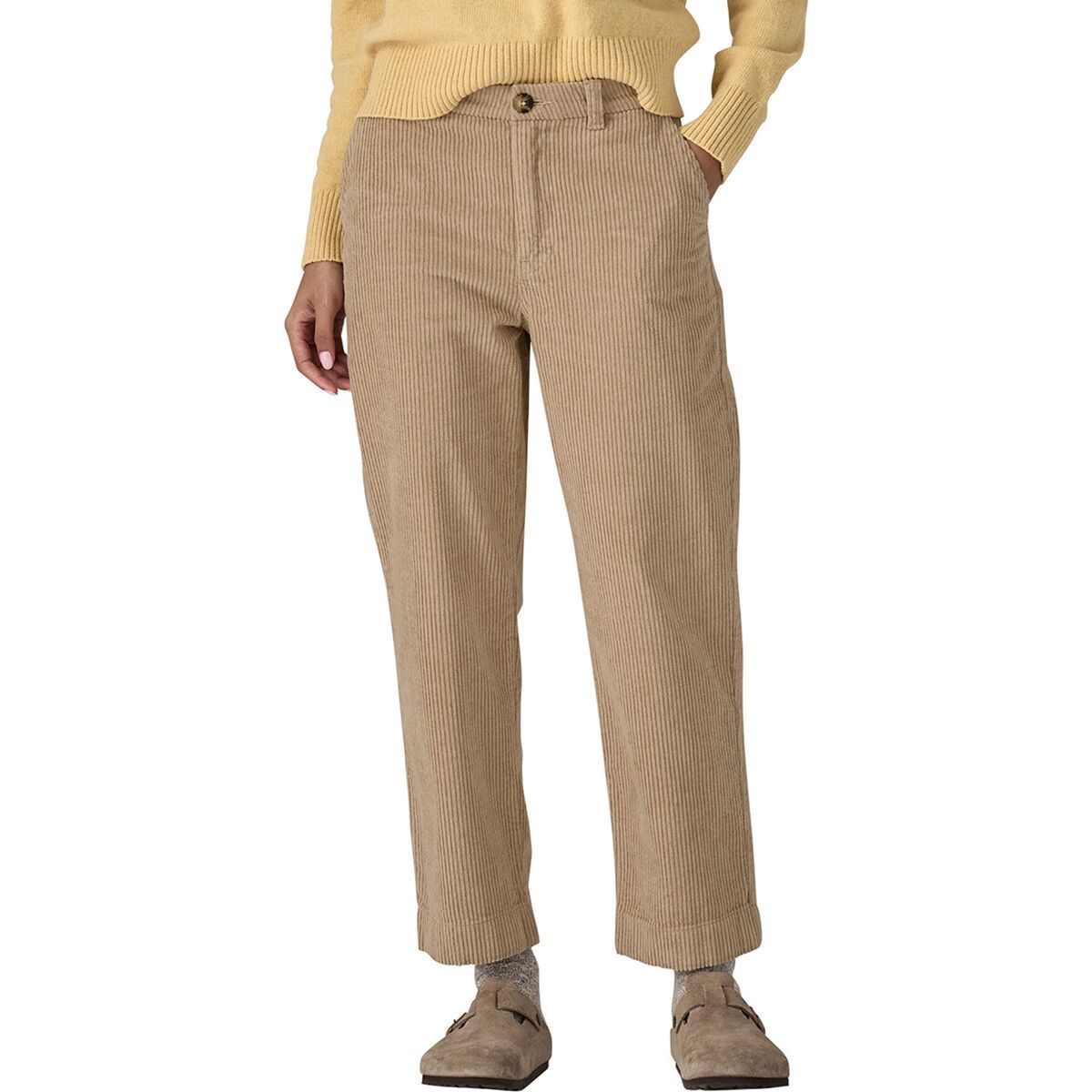 Image of Patagonia Wide Wale Corduroy Pant - Women's Oar Tan, 4