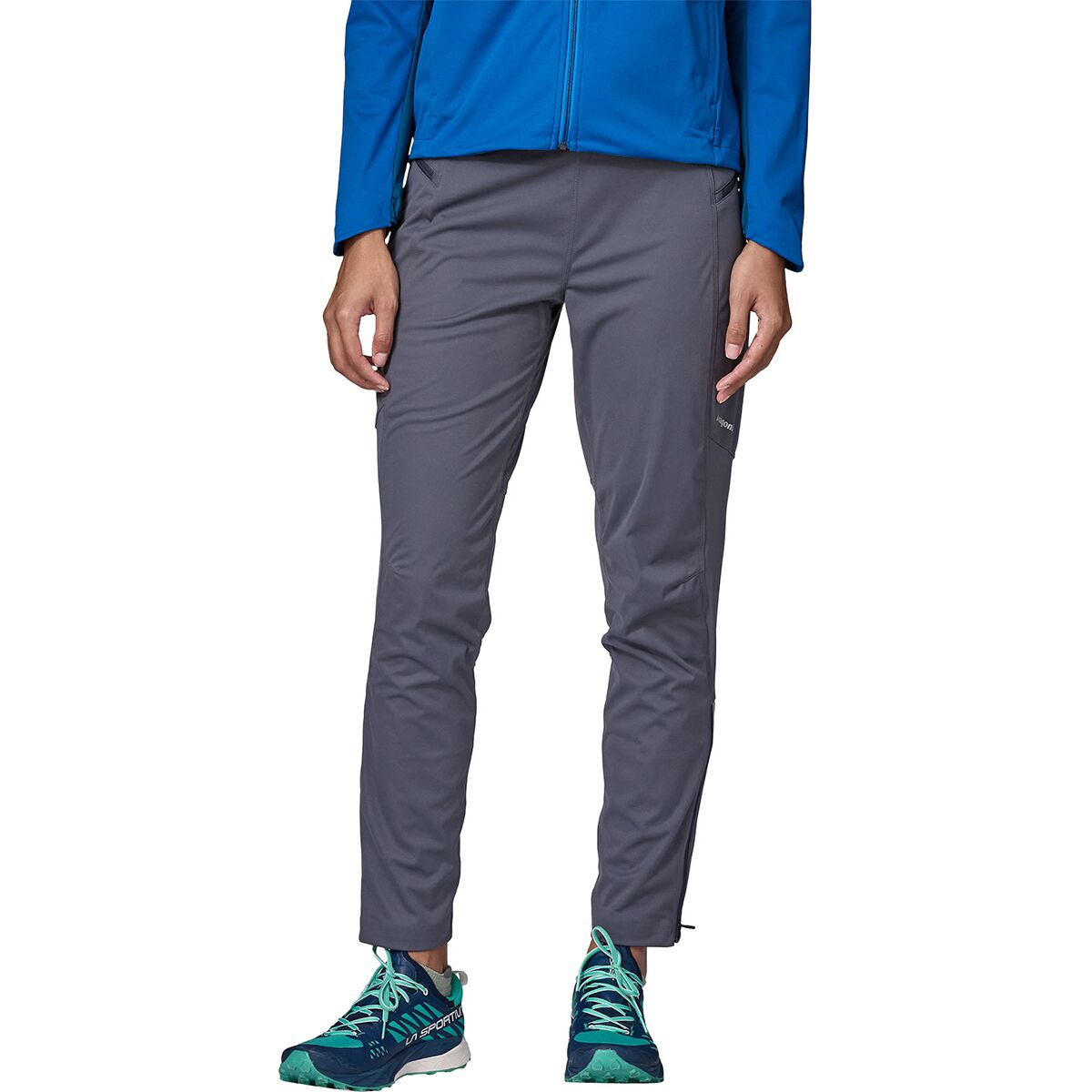 Image of Patagonia Wind Shield Pant - Women's Smolder Blue, L