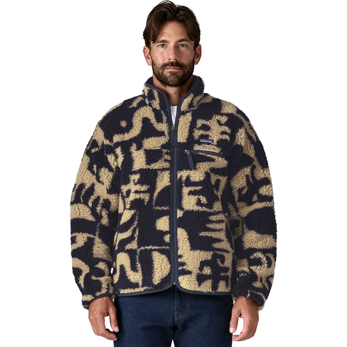 Image of Patagonia Natural Blend Retro Cardigan Mother Tree: Oar Tan, S