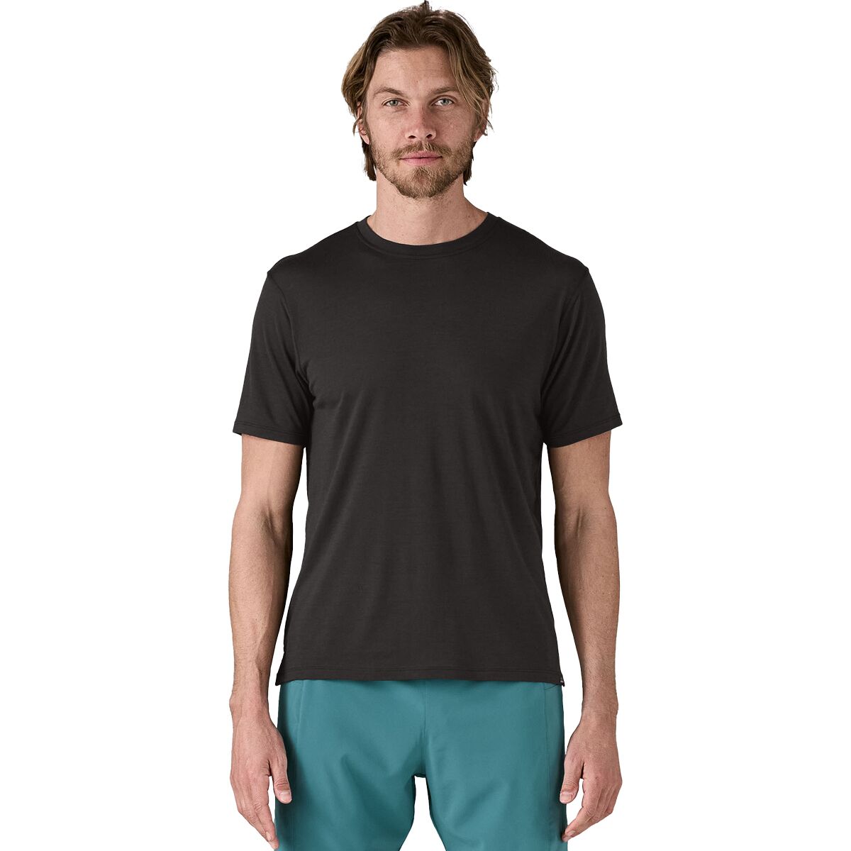 Image of Patagonia Capilene Cool Merino Blend Shirt - Men's Black, S