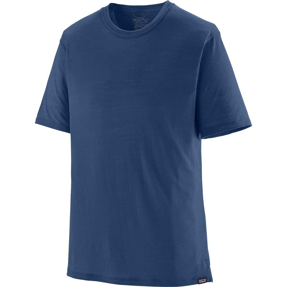 Image of Patagonia Cap Cool Merino Blend Shirt - Men's Clement Blue, S