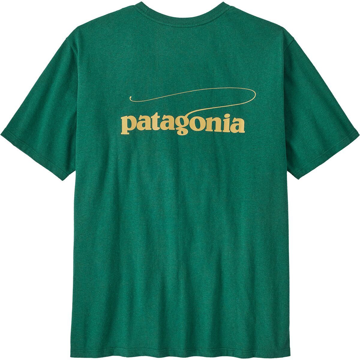 Image of Patagonia Casting Logo Responsibili-Tee - Men's Gem Green, L