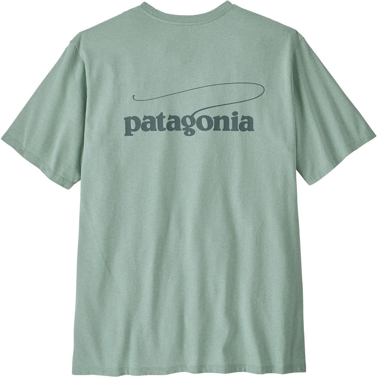 Image of Patagonia Casting Logo Responsibili-Tee - Men's Thin Ice, XXL