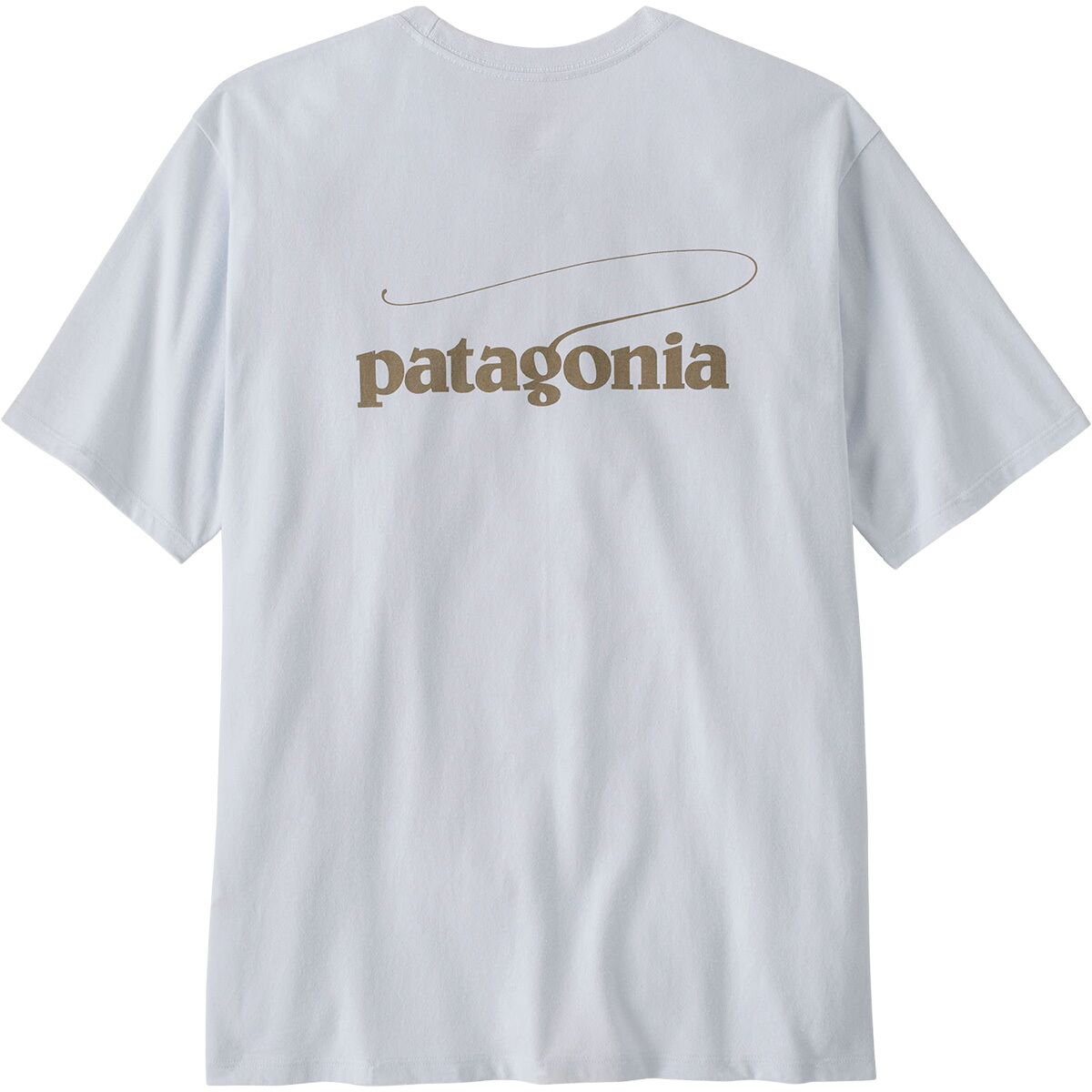 Image of Patagonia Casting Logo Responsibili-Tee - Men's White, M