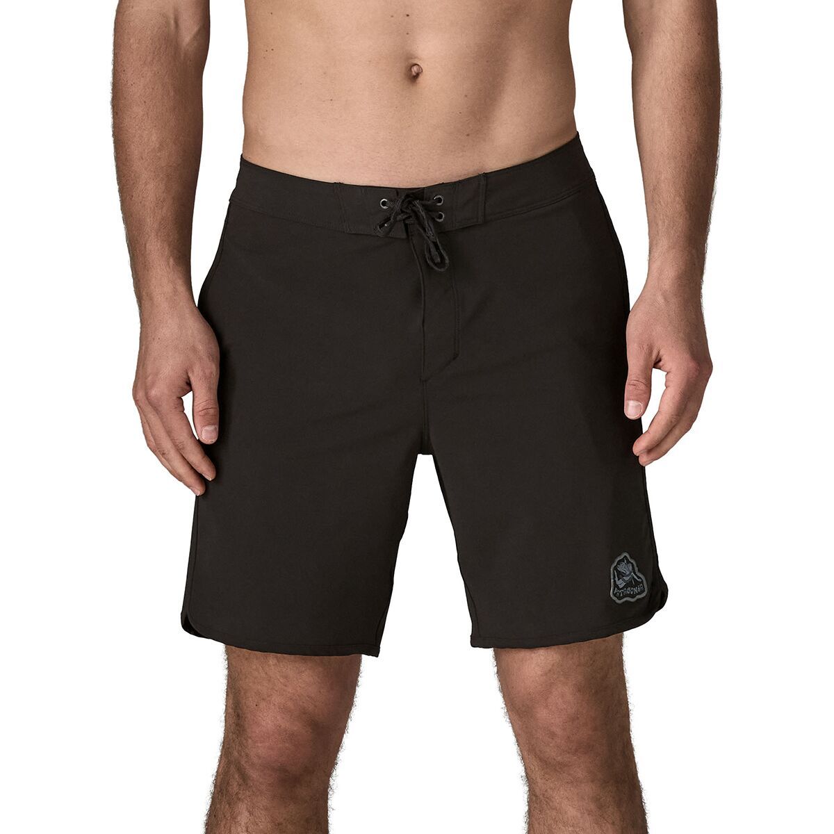 Image of Patagonia Hydropeak Side Shore 18in Boardshort - Men's Black, 30