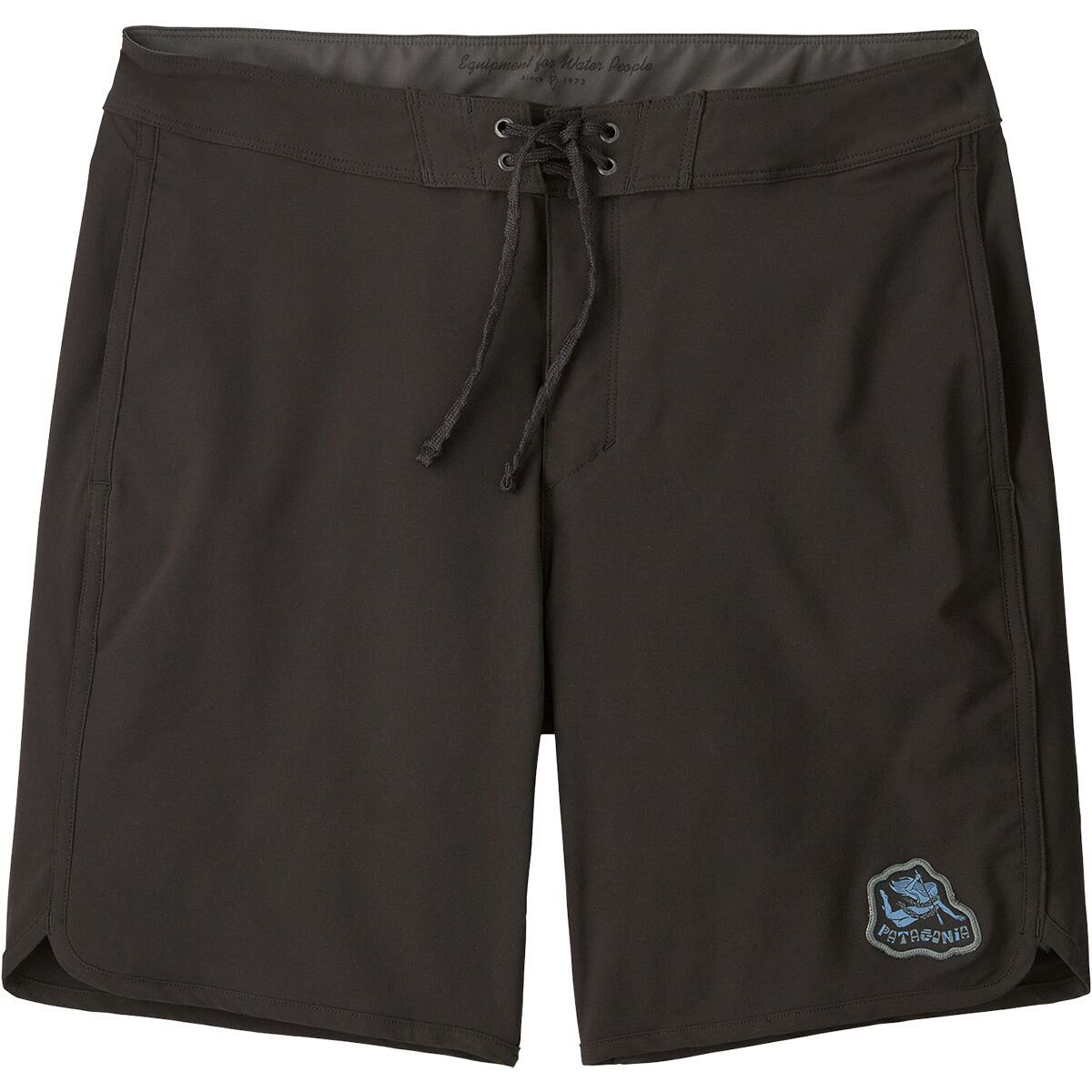 Image of Patagonia Hydropeak Side Shore 18in Boardshort - Men's Black, 38