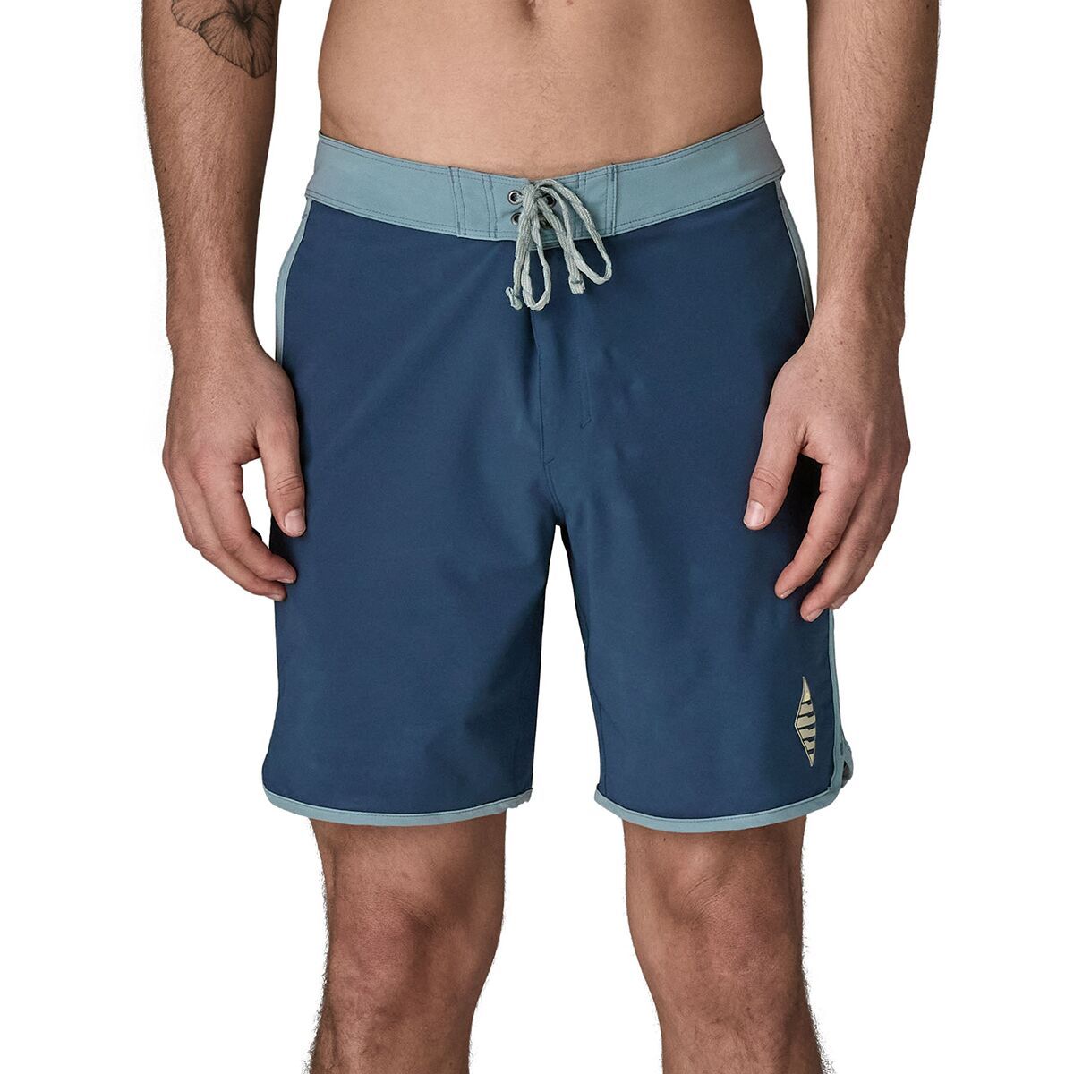 Image of Patagonia Hydropeak Side Shore 18in Boardshort - Men's Blue Sage, 31