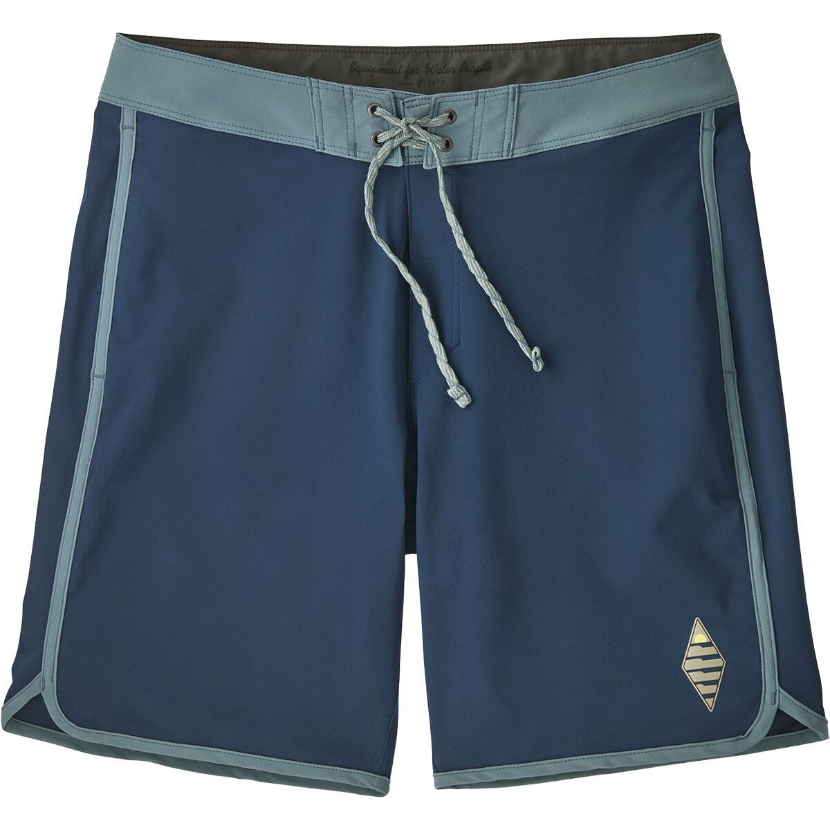 Image of Patagonia Hydropeak Side Shore 18in Boardshort - Men's Blue Sage, 38