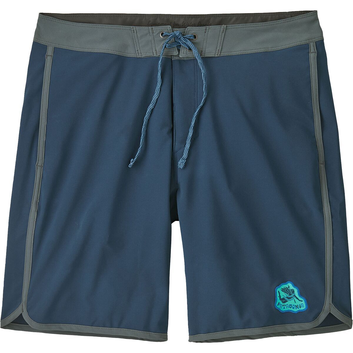 Image of Patagonia Hydropeak Side Shore 18in Boardshort - Men's Tidepool Blue, 35