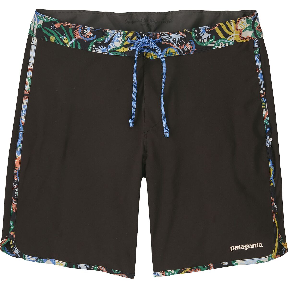Image of Patagonia Hydropeak Side Shore 18in Boardshort - Men's Undersea: Black, 34