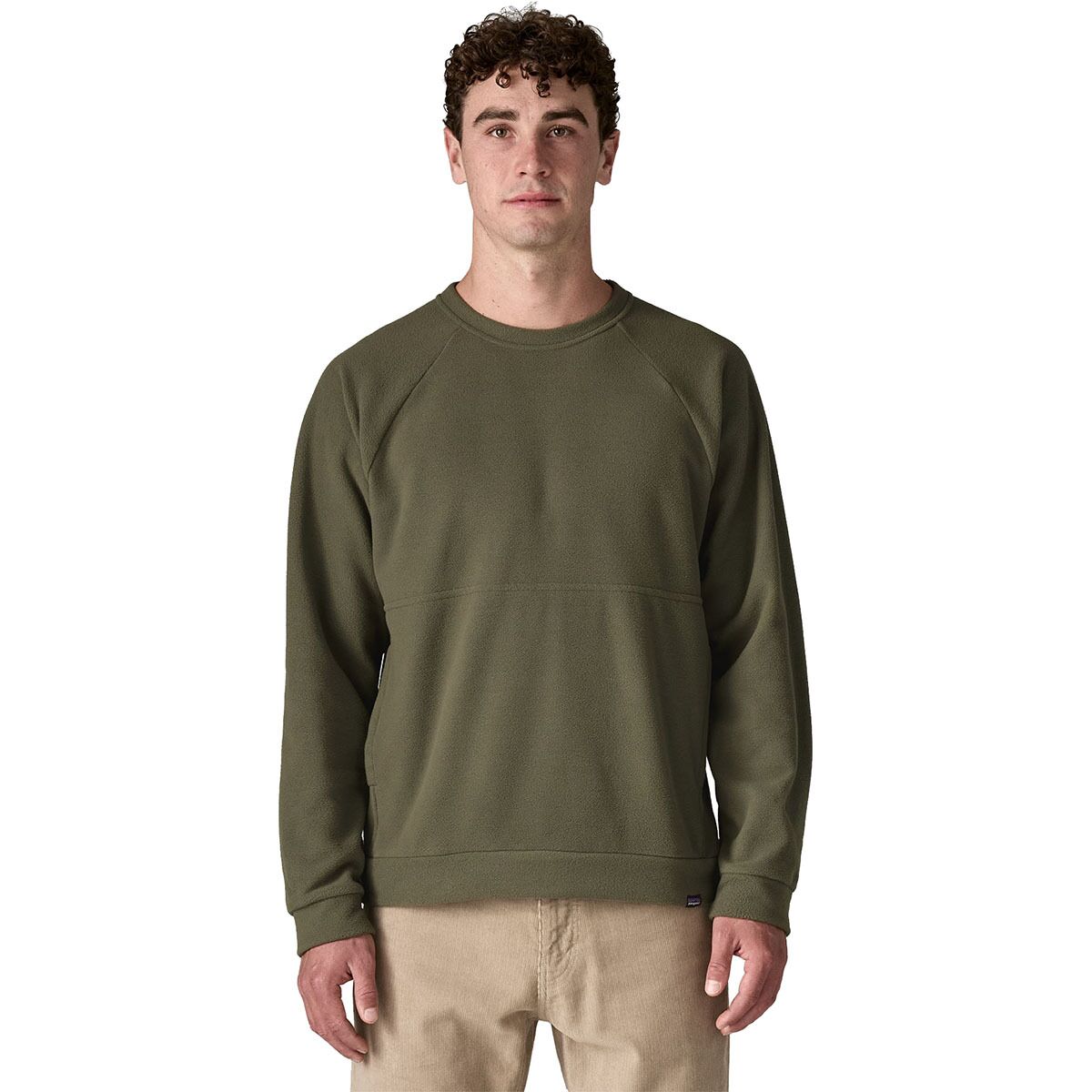 Image of Patagonia Micro D Crewneck - Men's Basin Green, S