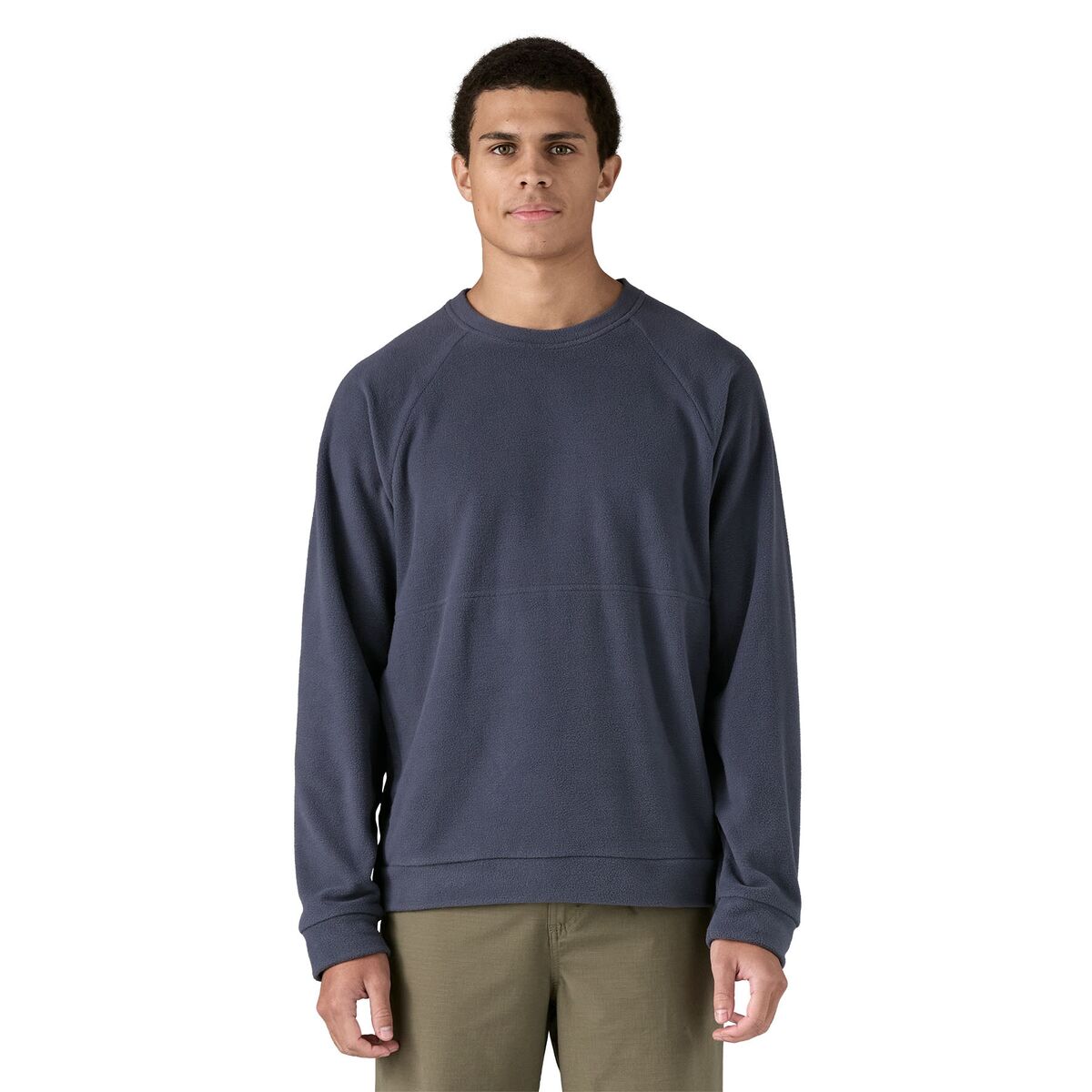 Image of Patagonia Micro D Crewneck - Men's Smolder Blue, M
