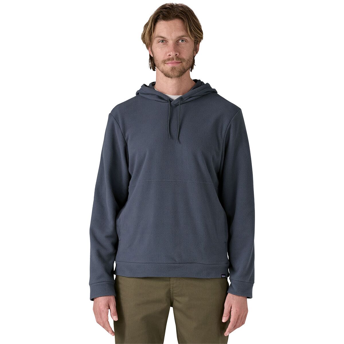 Image of Patagonia Micro D Hoodie - Men's Smolder Blue, XL