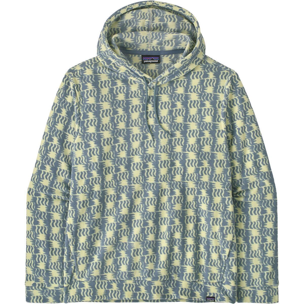 Image of Patagonia Micro D Hoodie - Men's Sun Quilt/Blue Sage, M