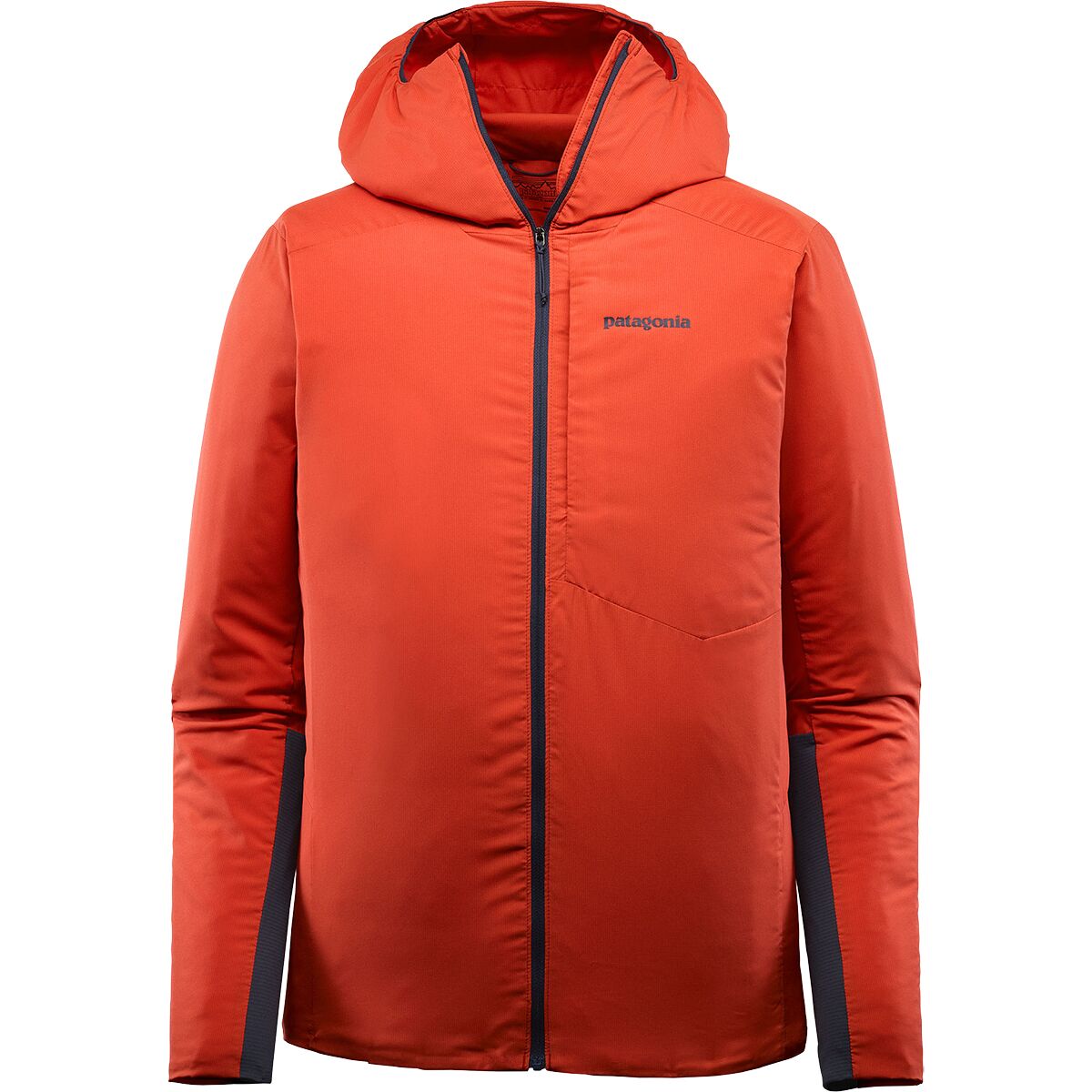 Image of Patagonia Nano-Air Ultralight Full-Zip Hoodie - Men's Hot Ember, S