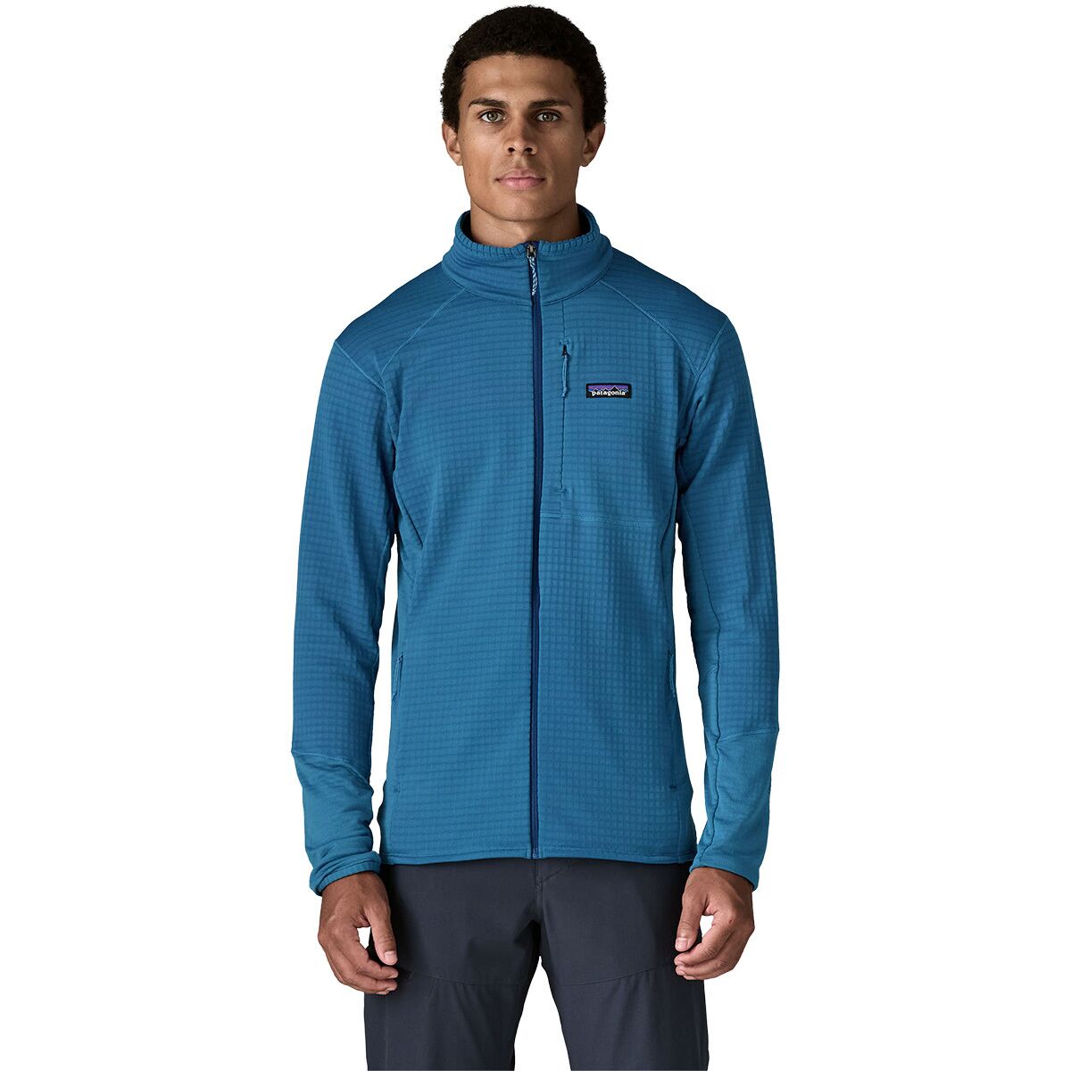 Image of Patagonia R1 Jacket - Men's Aquatic Blue, M