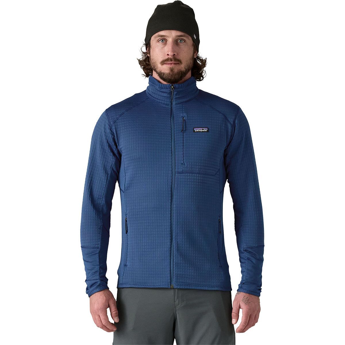 Image of Patagonia R1 Jacket - Men's Clement Blue, L