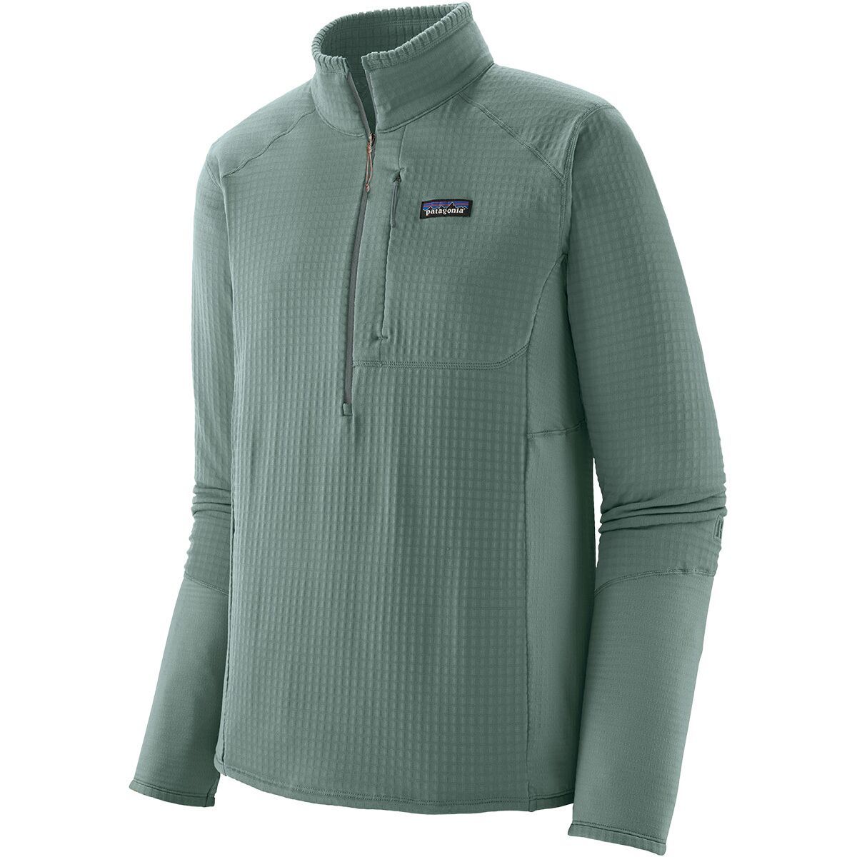 Image of Patagonia R1 Pullover Jacket - Men's Blue Sage, S
