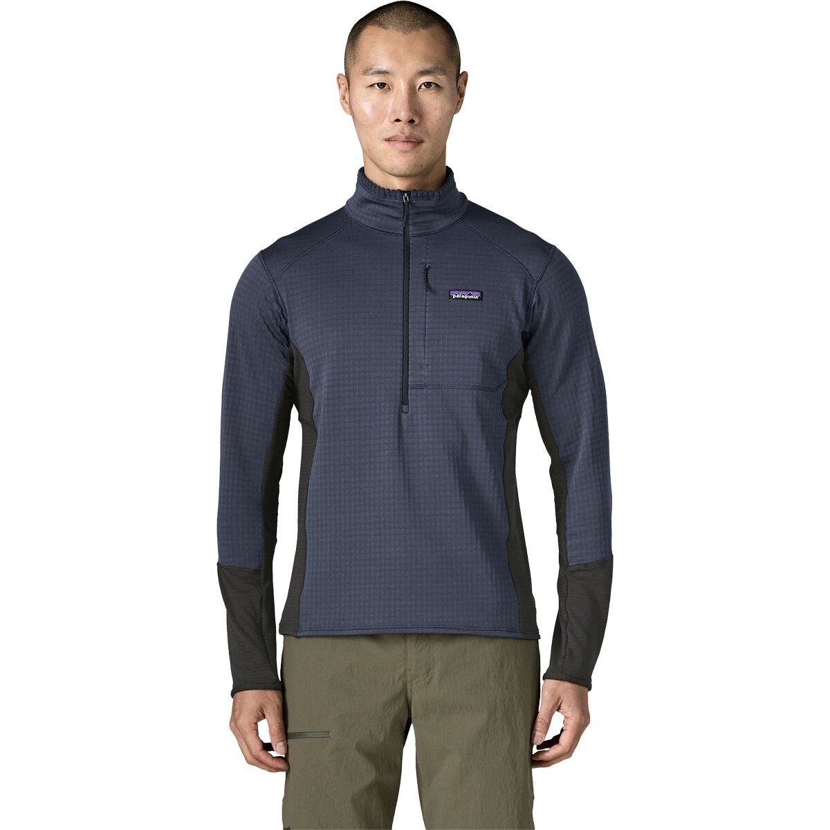 Image of Patagonia R1 Fleece Pullover - Men's New Navy, M
