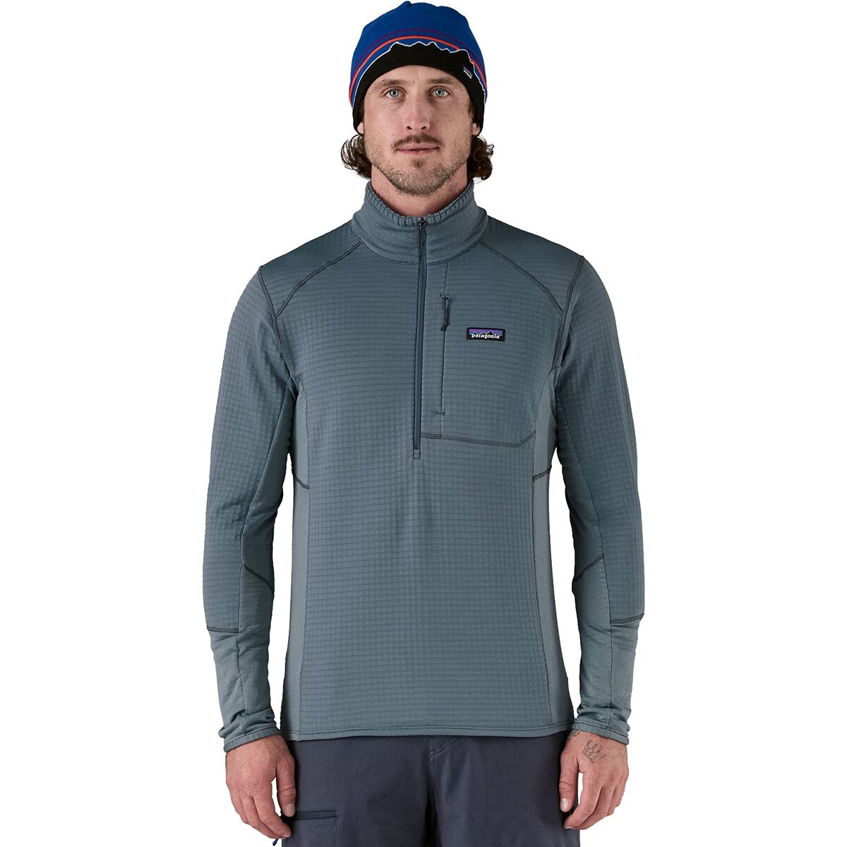Patagonia Patagonia R1 Pullover Jacket - Men's Utility Blue, XXL
