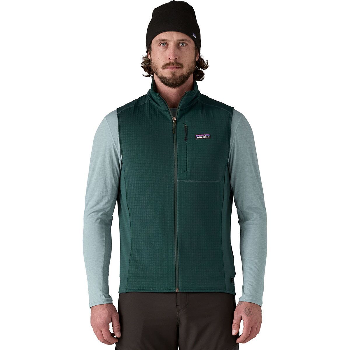 Image of Patagonia R1 Vest - Men's Cascade Green, XL