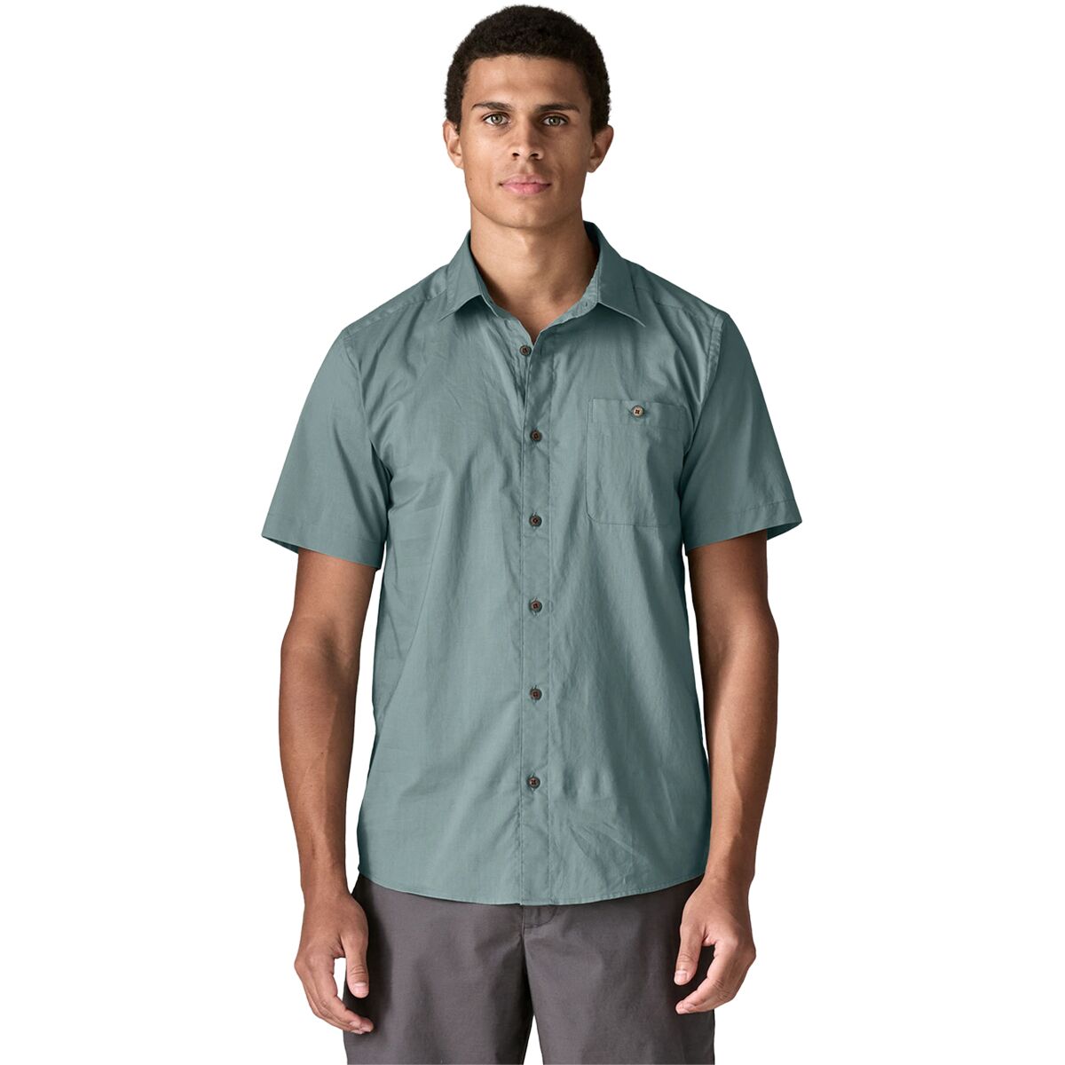 Image of Patagonia Sunrise Stream Shirt - Men's Blue Sage, S